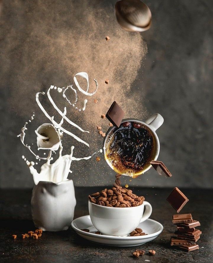Du café avec du chocolat